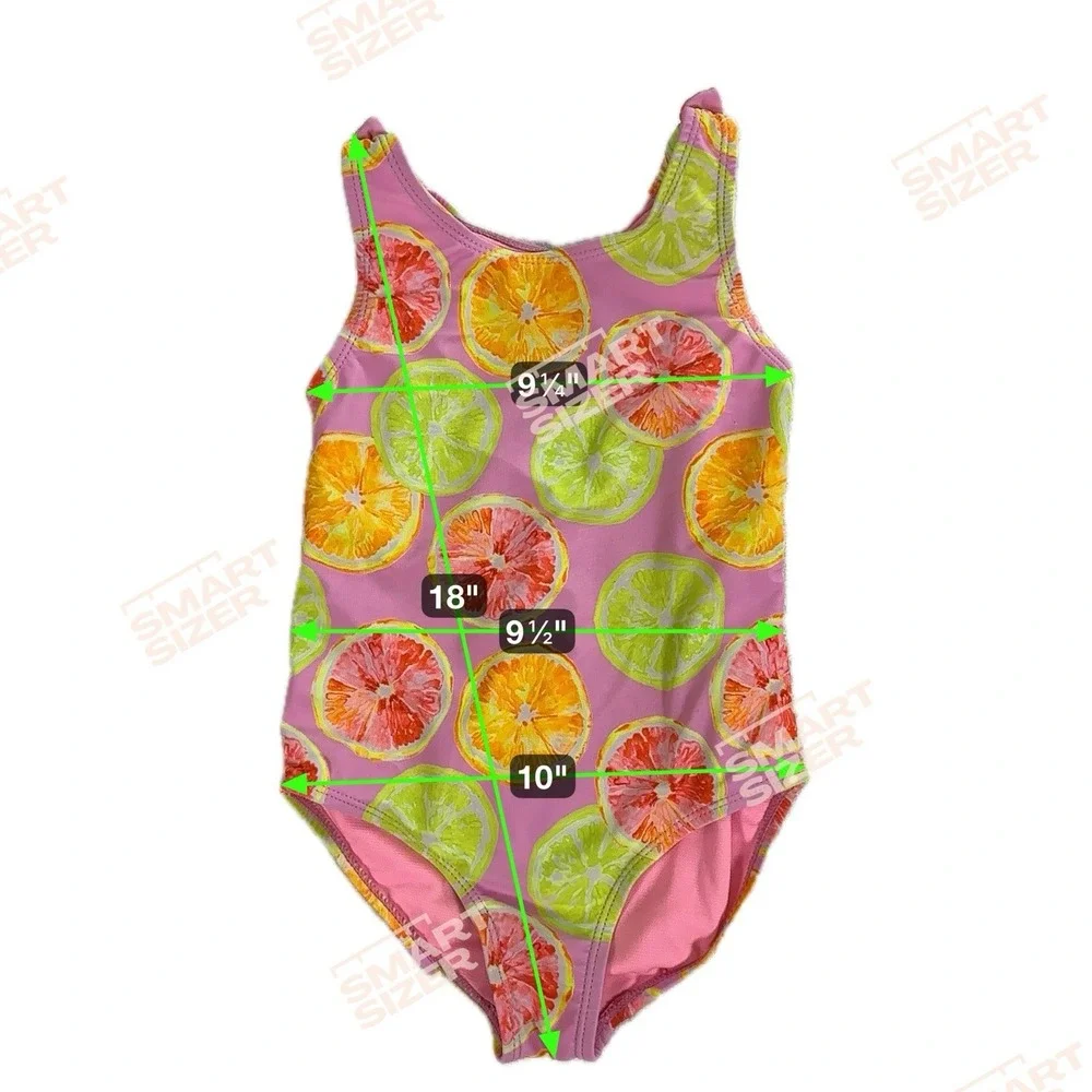 Bmagical One Piece Swimsuit Girls 6 Pink Citrus Fruit Summer Beach Vacation Cute